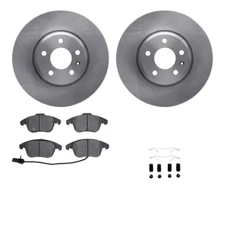 R1 Concepts WFWH1-73076 E- Line Series Brake Rotor W/ Ceramic Brake Pads & Hdw